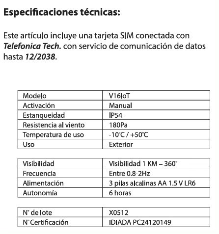 Baliza de Emergencia V16 Conectada – Homologada por la DGT